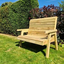 Churnet valley clover - valley, bench