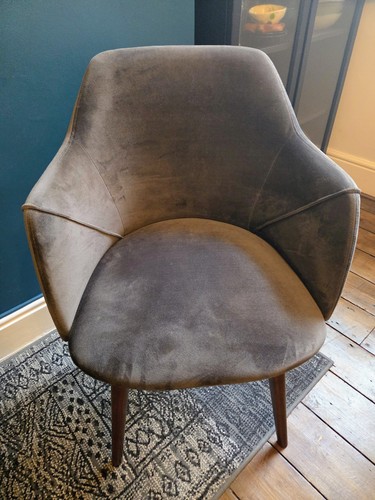 Lule carver grey velvet - lule,