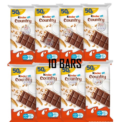 Kinder country chocolate - country, bar