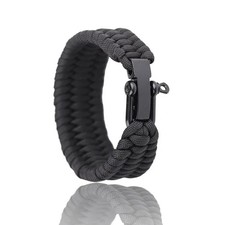 Survival paracord bracelet - paracord,