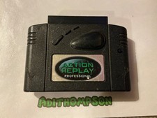 n64 nintendo 64 action replay professional cheat code cartridge