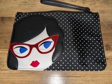 LULU GUINNESS DOLL FACE w red