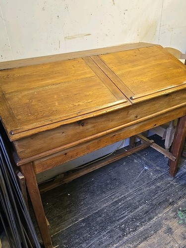 Victorian school desk clerks - victorian,