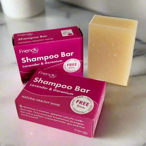 Lavender geranium shampoo bar - geranium,