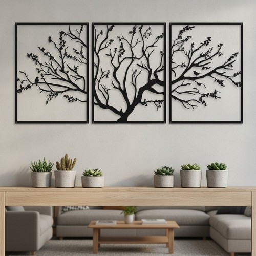 Tree life metal wall art - life,