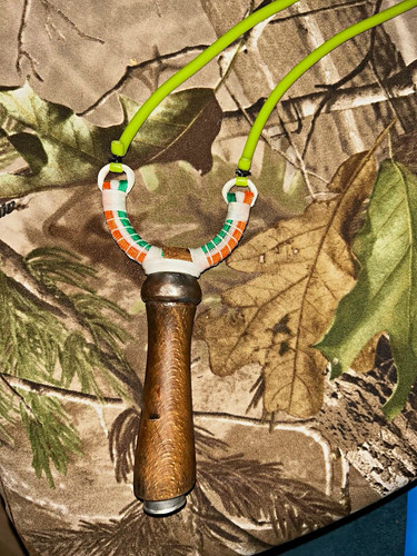 Orange green handmade - orange, &