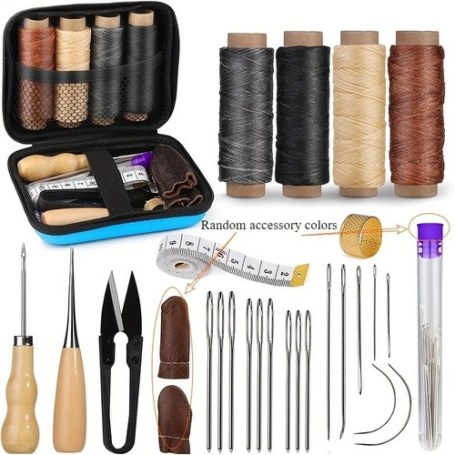 Leather sewing kit hand - sewing,