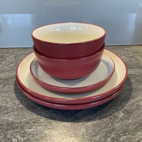 Habitat stoneware two tone red - stoneware,