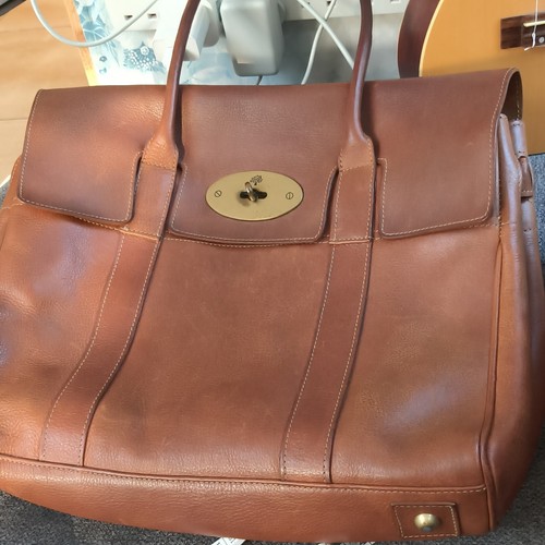 Mulberry brown leather holdall - mulberry,