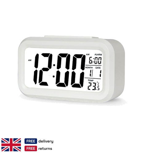Large lcd digital alarm clock - lcd,