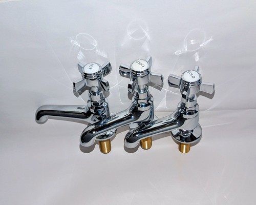 Set basin taps hot cold - set,