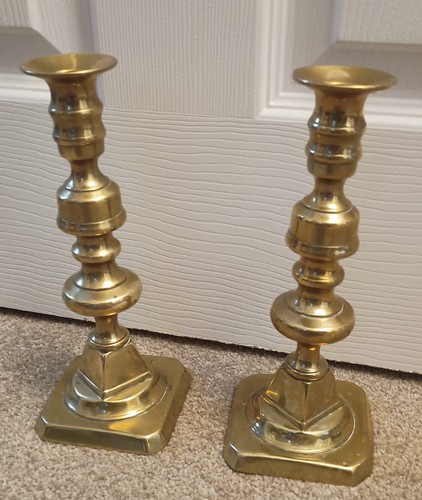 Victorian pair brass - victorian, of