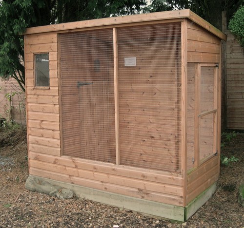 All weather bird aviary with - weather,