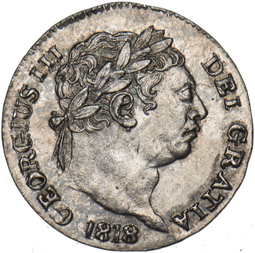1818 maundy penny george iii - 1818,