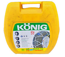 SNOW CHAINS KONIG T2 to fit many tyre sizes INC. 4X4 AND MOTORHOMES
