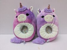 Squishmallows Astrid Unicorn Pink Slippers Kids Size 13-1 VGC Used Once 