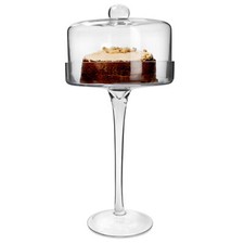 High Glass Cake Stand & Dome -