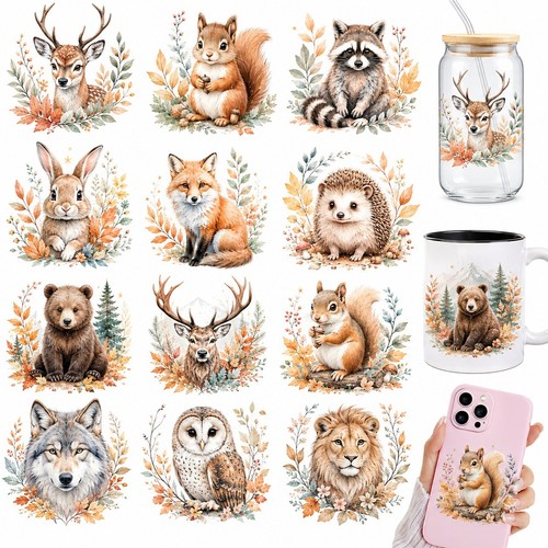 Woodland animals dtf - uv,