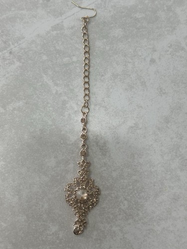 Gold indian maang tikka - gold,