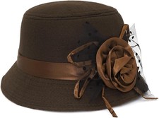 Women felt cloche hat 1920s - women,