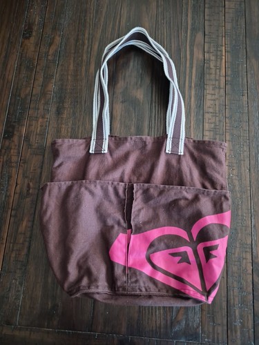 Vintage roxy brown canvas tote - roxy,