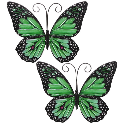 Pack metal butterfly wall - butterfly,