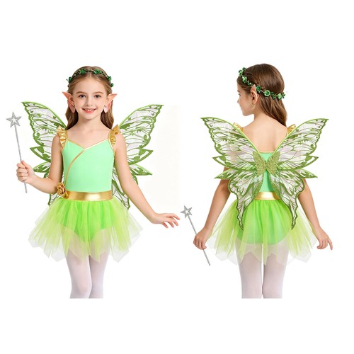 Girls fairy wings - costume, with
