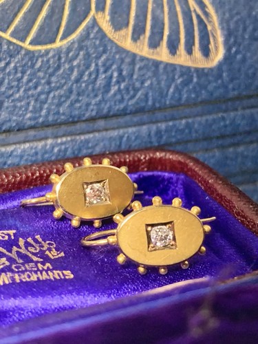 Antique 15ct gold diamond - gold,