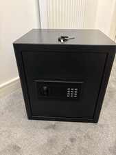 Digital Security Safe Box with Combination Lock, Key, Smart Alert System