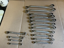 15 x Britool Vintage Ring Spanners 2RB & 6rb AF Made in England