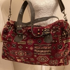 Vintage Carpet Bag Original hold hall