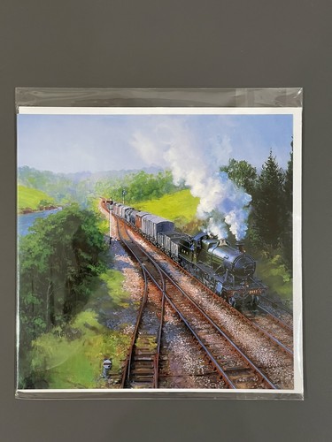 Railway greetings card 2857 - railway,