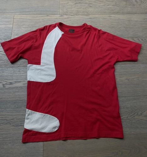Evisu red logo shirt - red,