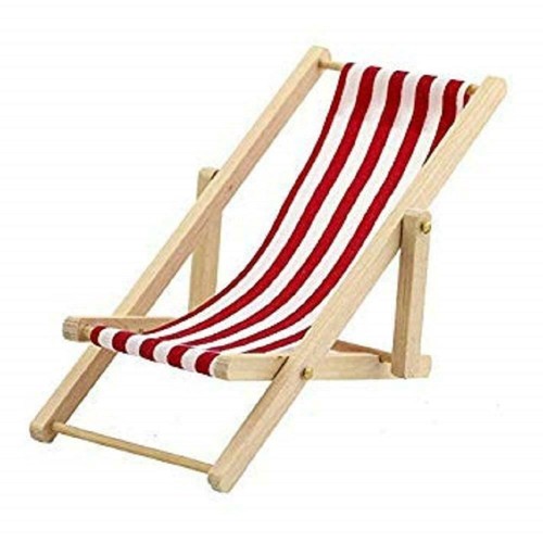 Dolls house red stripe folding - house,