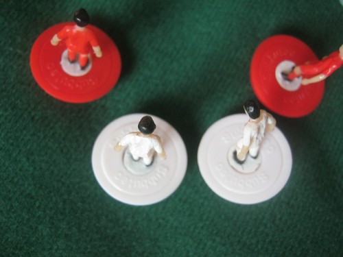 Spare players white and - spare, red