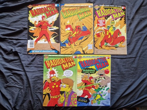 Radioactive man comics - x5,