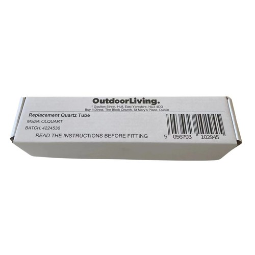 Quartz tube replacement - quartz,