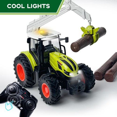 Remote control farm tractor - control,