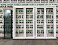 WHITE ALUMINIUM BIFOLDING