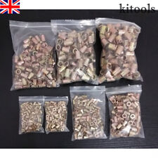 50PCS Rivnuts Blind Threaded Nutserts Color Zinc Rivet Nut M3 M4 M5 M6 M8 M10