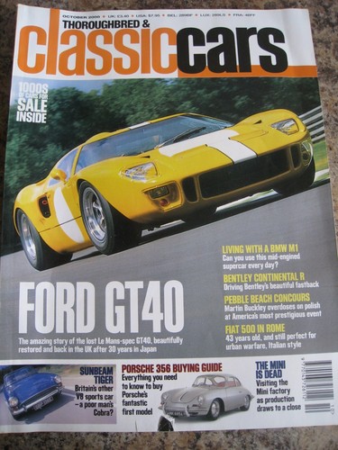 Classic cars magazine oct 2000 - oct,