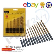 Rolson 13pc 1/4" Hex Fitting