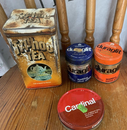Vintage empty tins - 4,