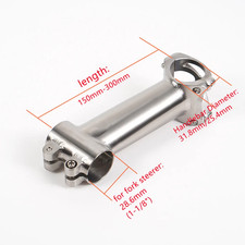 1-1/8" Ti Bike Stem MTB 31.8Mm