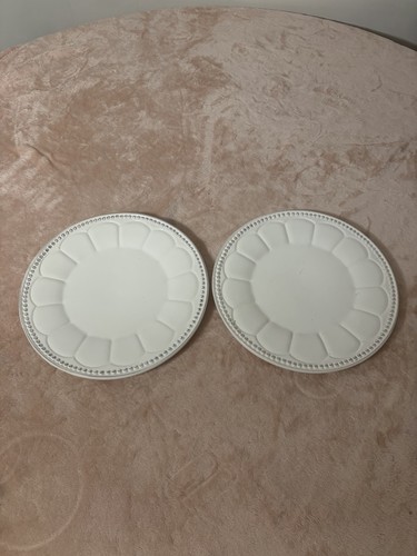 Cellini white beaded embossed - beaded,