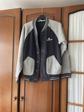 Boys CARBRINI grey and blue Bomber Jacket Age 14/15 Years