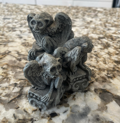 Gargoyle gray stone - gargoyle, stone-look