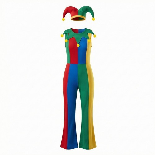 Clown costume playful - clown, court