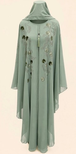 Women abaya sage bloom - women's,
