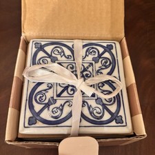 Bombay Company Blue White